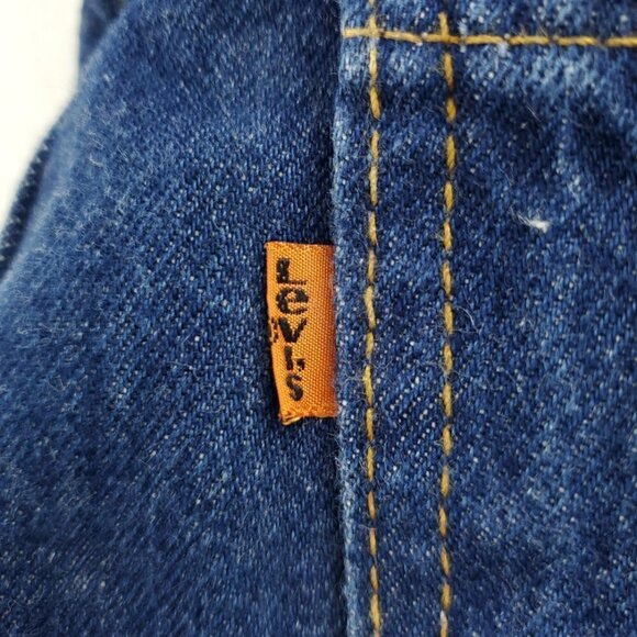 Levi's 517 Orange Tab Jeans VTG USA 40517-0215 Bootcut Men's "36x33" Real 34x34 - Picture 11 of 13
